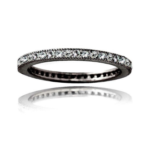 Sterling Silver Eternity Band Ring