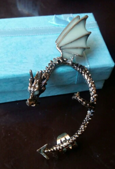 Antique Growing Dragon Ear Cuff
