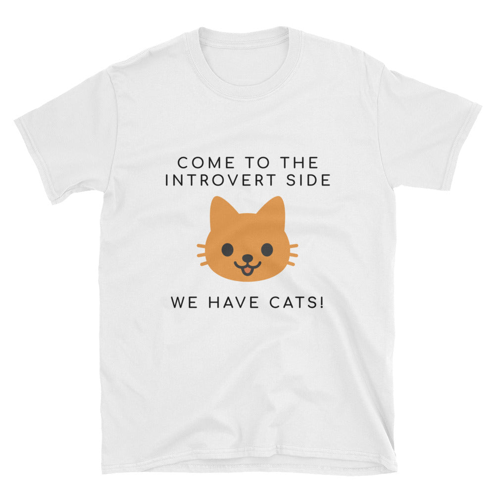 "We Have Cats" Short-Sleeve Unisex T-Shirt (White)