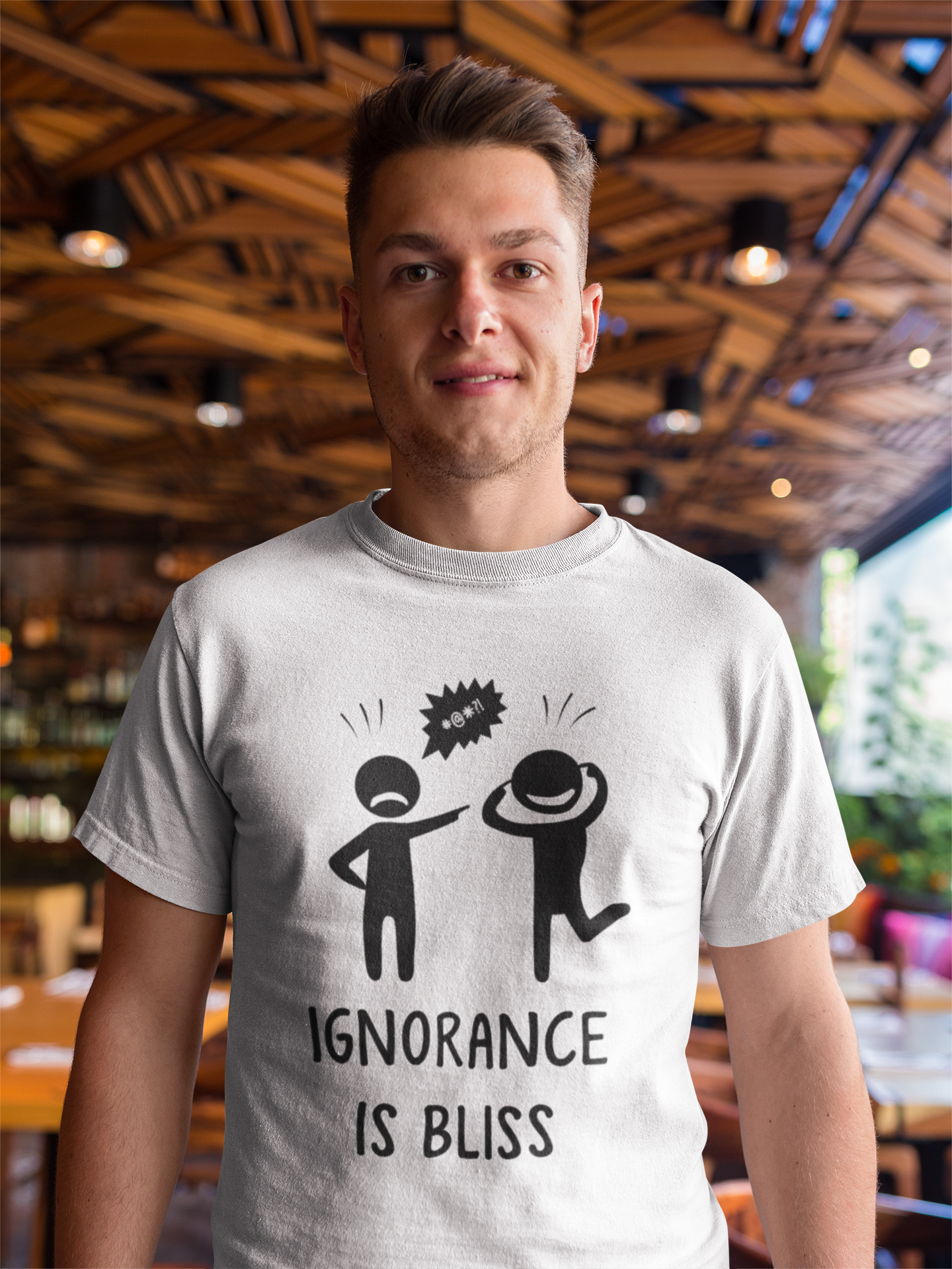 "Ignorance Is Bliss" Short-Sleeve Unisex T-Shirt