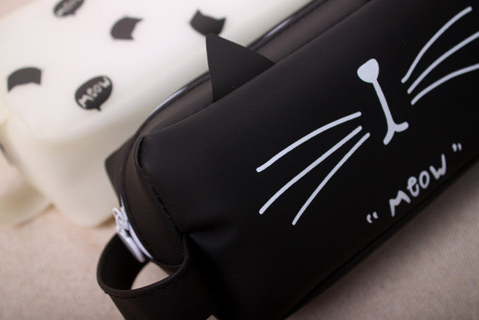 Super Big Cute Cat Pencil Case