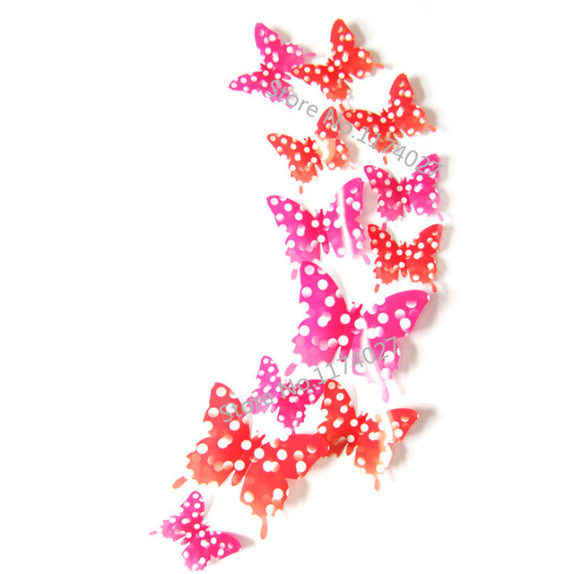 3D Butterfly Wall Stickers