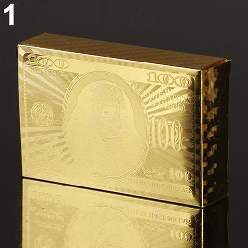 Gold Poker Playing Cards 💯