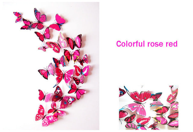 3D Butterfly Wall Stickers