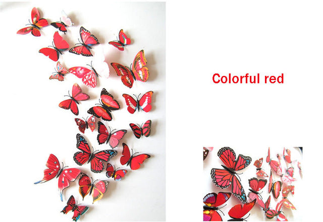 3D Butterfly Wall Stickers