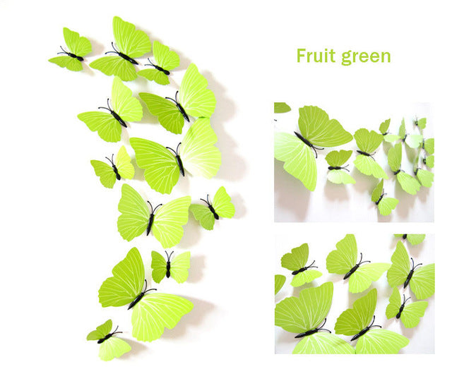 3D Butterfly Wall Stickers
