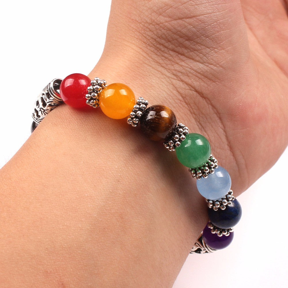 Chakra Energy Bracelet w/ Heart