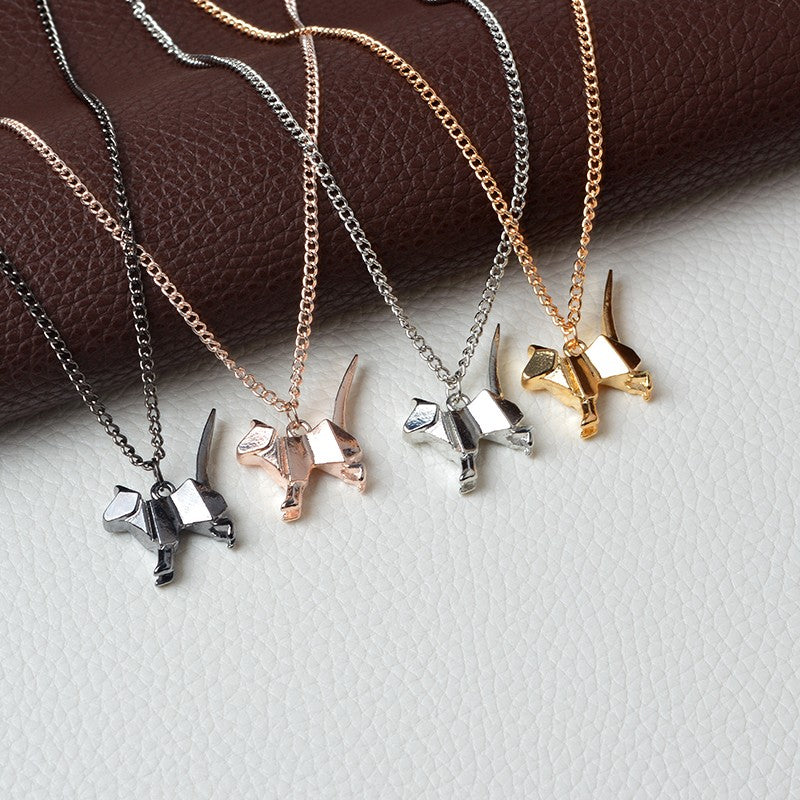 Simply Fashion - Origami Kitten Necklace