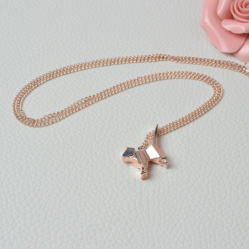 Simply Fashion - Origami Kitten Necklace