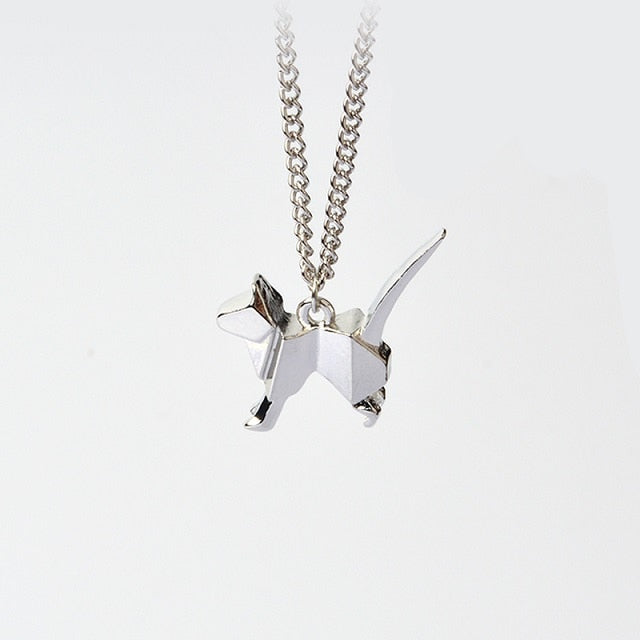 Simply Fashion - Origami Kitten Necklace
