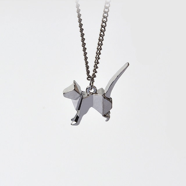 Simply Fashion - Origami Kitten Necklace