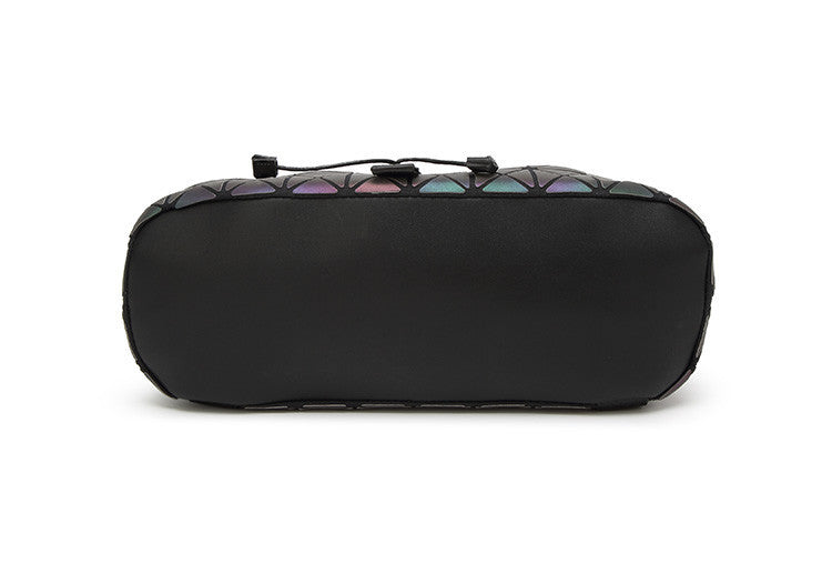 Geometric Hologram Backpack for Women