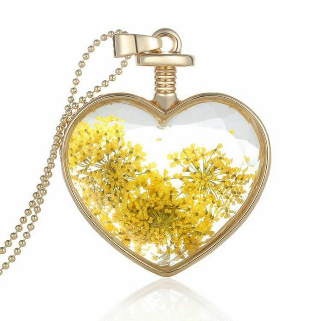 Dry Pressed Real Flowers Lockets
