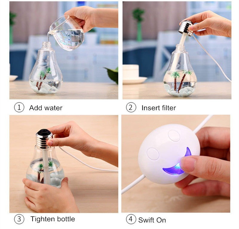 Night light aroma humidifier