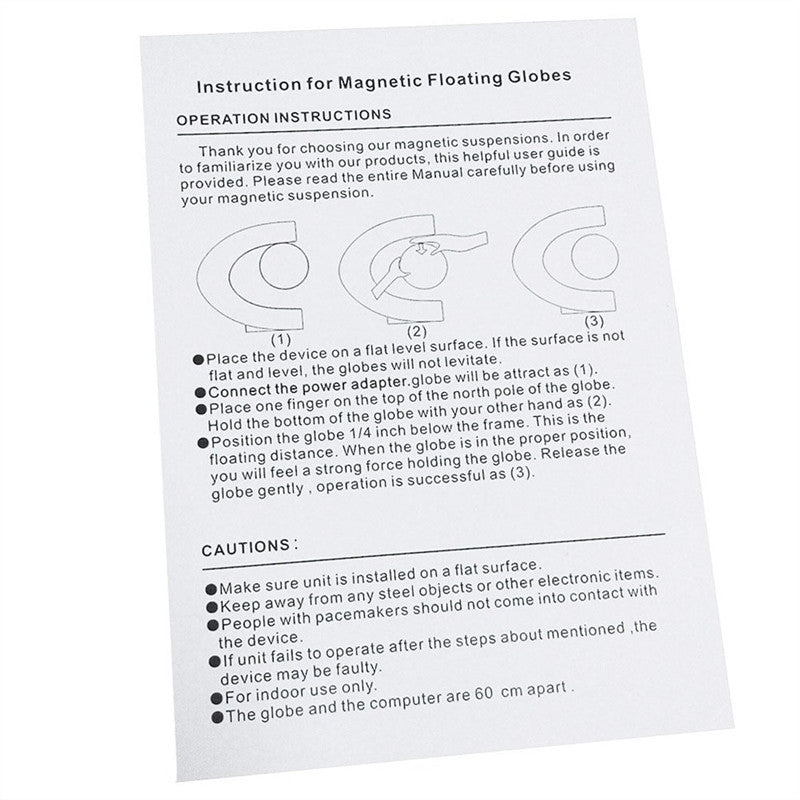 Magnetic Floating Globe