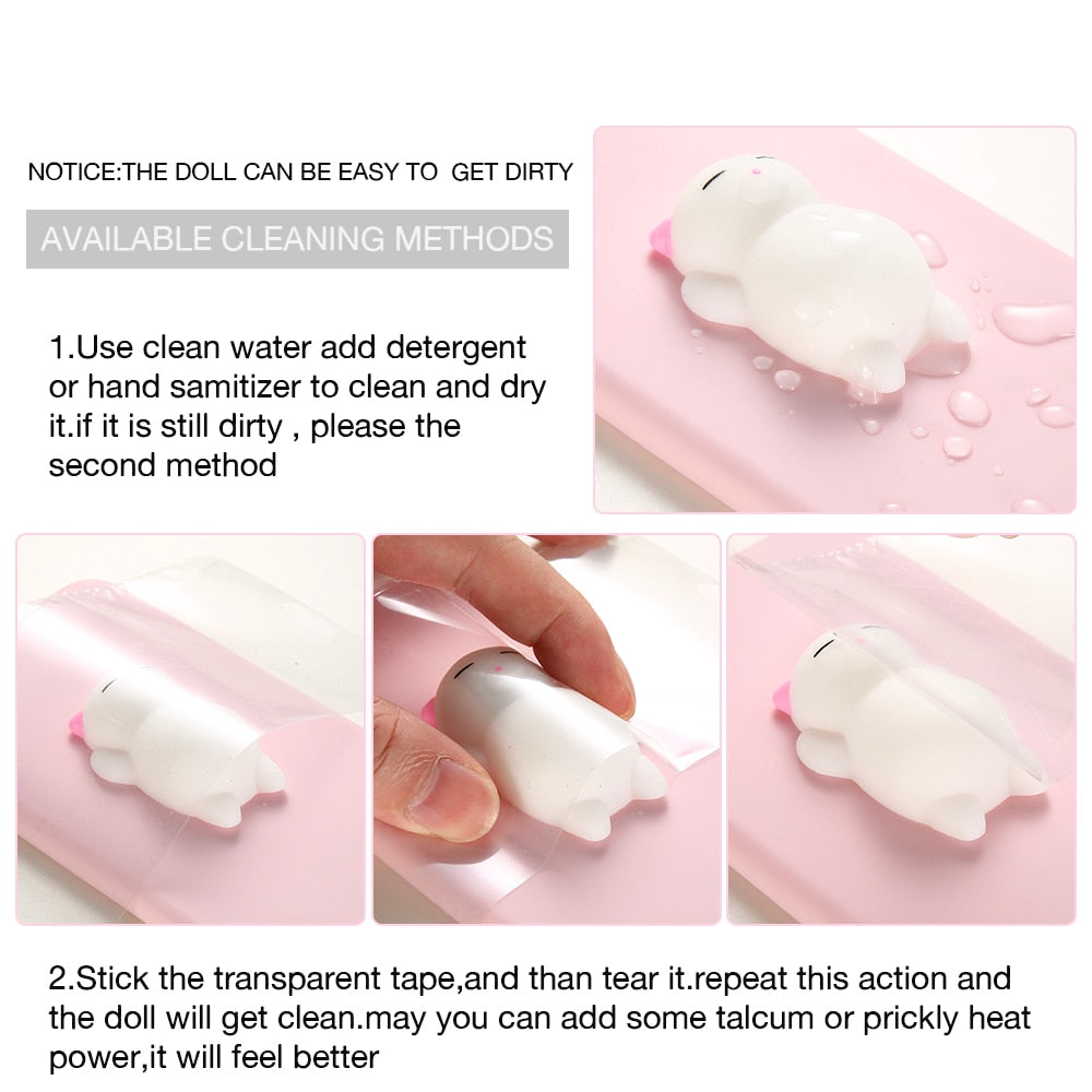 Stress Relief Squishy 3D Animal Soft Case