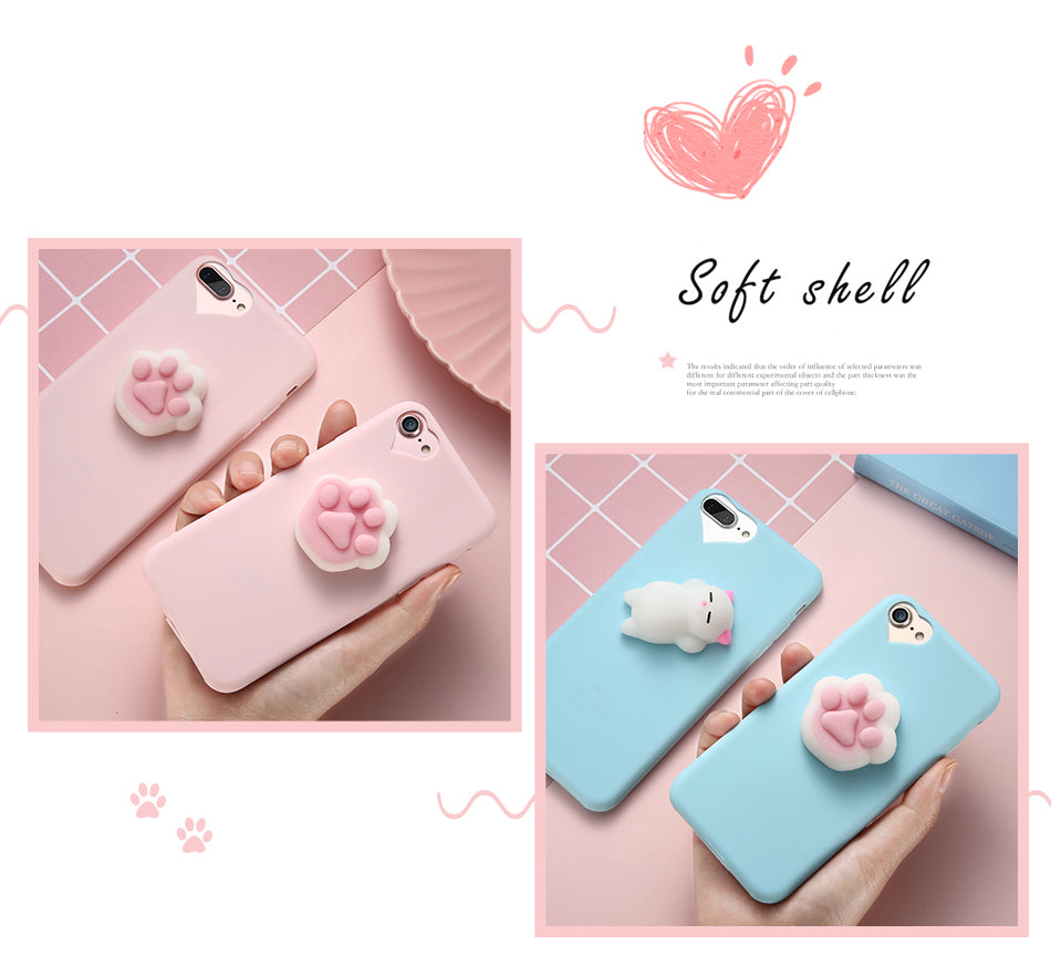 Stress Relief Squishy 3D Animal Soft Case