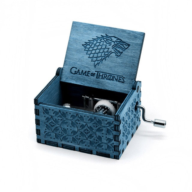 Hand Crank Wooden Music Box