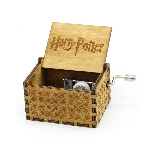 Hand Crank Wooden Music Box