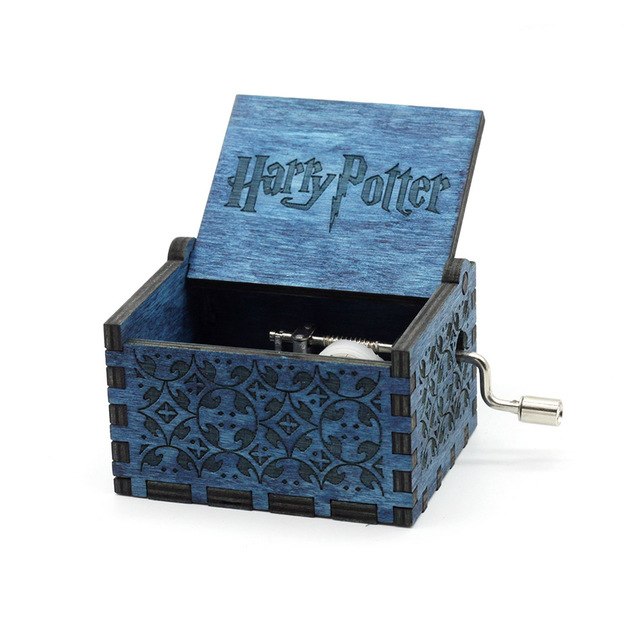 Hand Crank Wooden Music Box