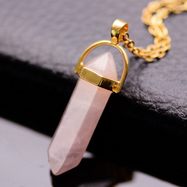 Gold/Silver Plated Opal Pendant Necklace