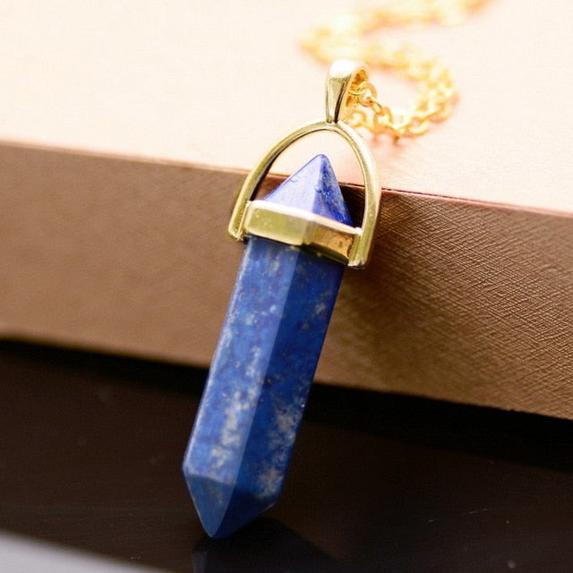 Gold/Silver Plated Opal Pendant Necklace