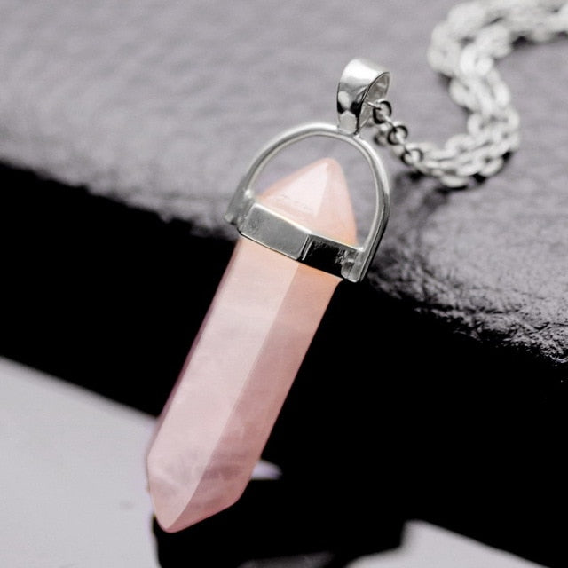 Gold/Silver Plated Opal Pendant Necklace
