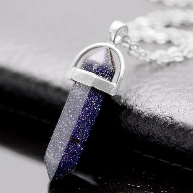 Gold/Silver Plated Opal Pendant Necklace