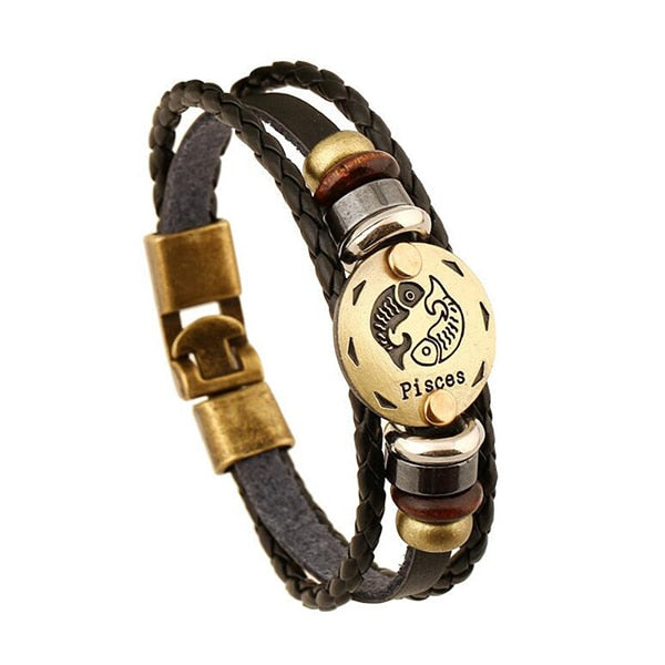 Zodiac Signs Charm Bracelet
