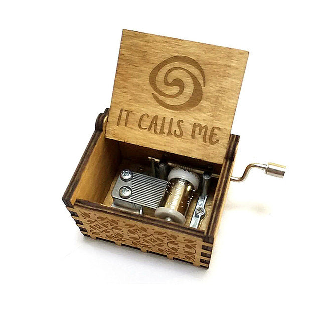 Hand Crank Wooden Music Box