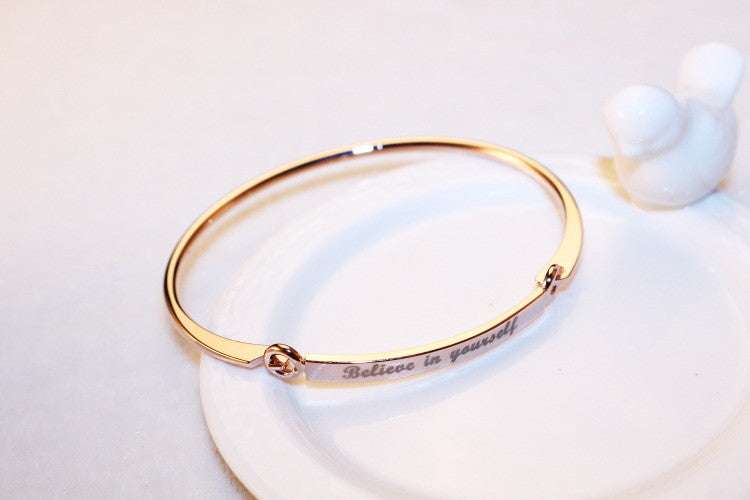 Believe In Yourself Bracelet