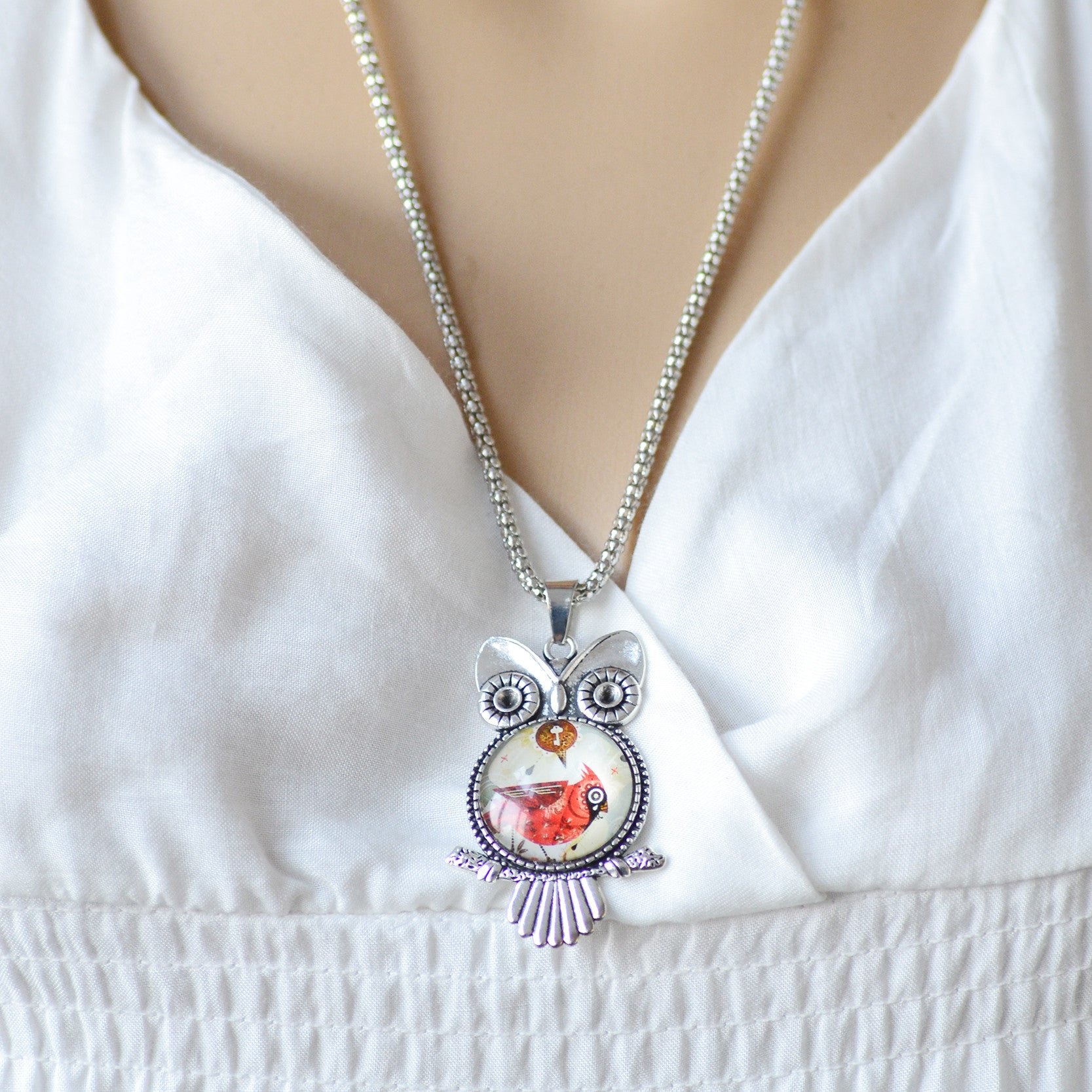 Owl Pendant Necklace