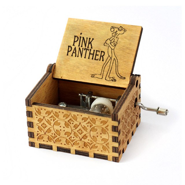 Hand Crank Wooden Music Box