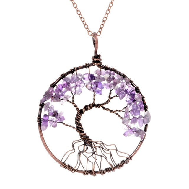Tree of Life Stone Necklace