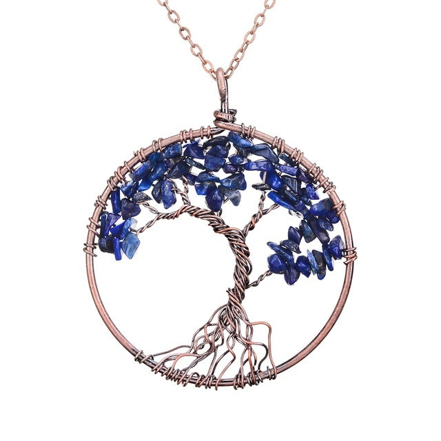 Tree of Life Stone Necklace