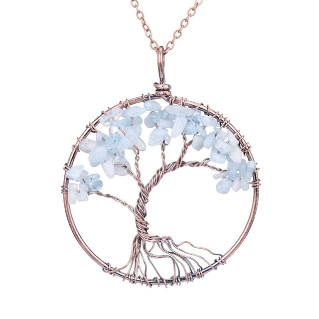 Tree of Life Stone Necklace
