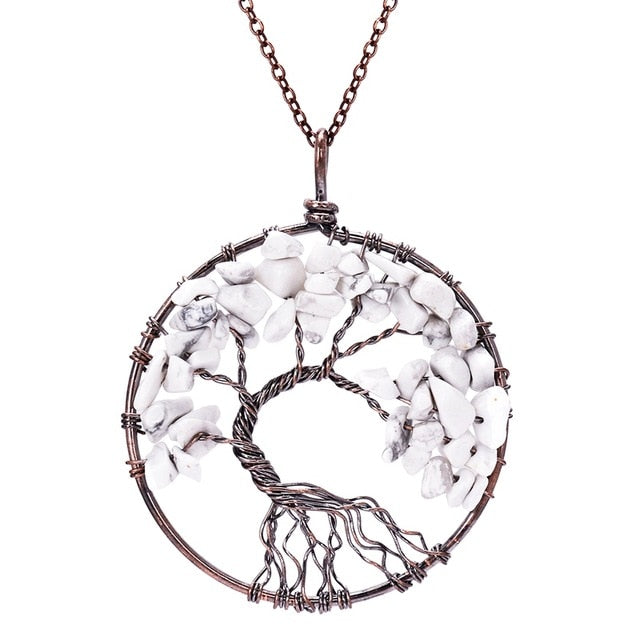 Tree of Life Stone Necklace