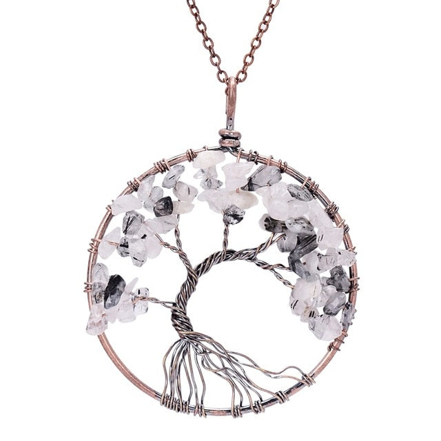 Tree of Life Stone Necklace