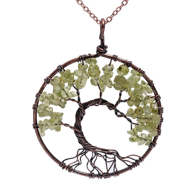 Tree of Life Stone Necklace