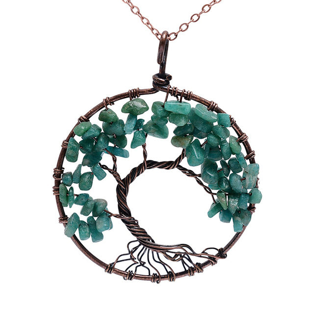 Tree of Life Stone Necklace