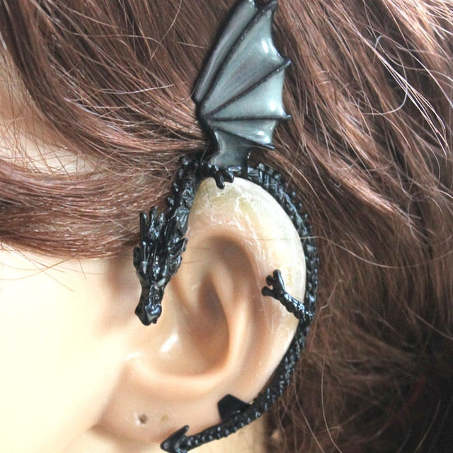 Antique Growing Dragon Ear Cuff