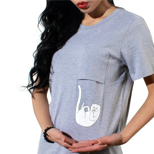 Pocket Cat T-Shirt