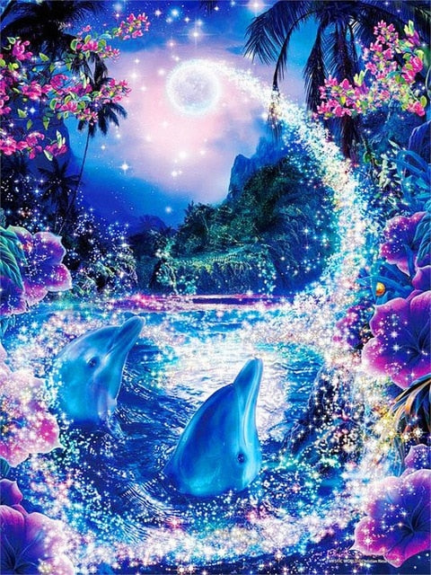 New! Diamond Painting - DIY Fantasy Landscape
