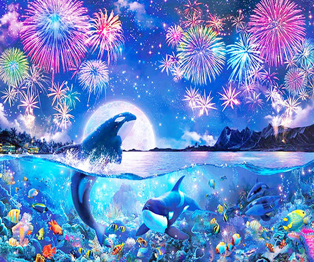 New! Diamond Painting - DIY Fantasy Landscape