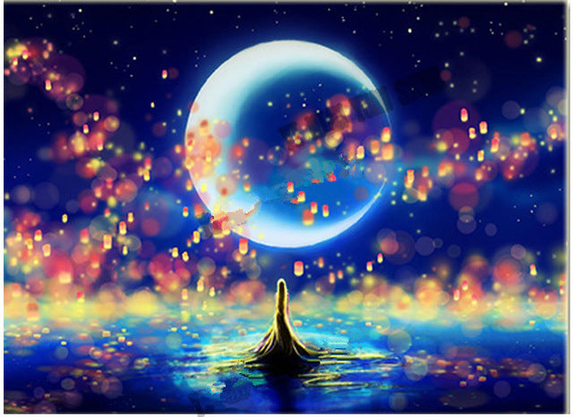 New! Diamond Painting - DIY Fantasy Landscape