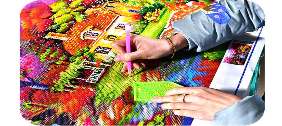 New! Diamond Painting - DIY Fantasy Landscape
