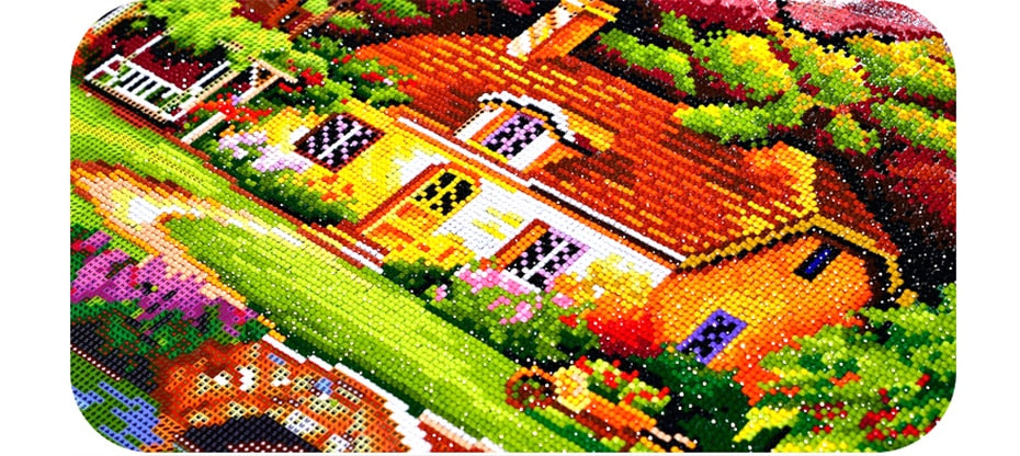 New! Diamond Painting - DIY Fantasy Landscape