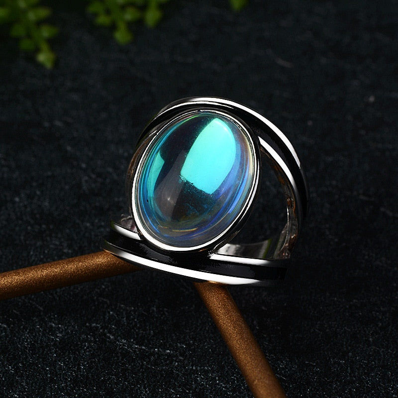 Unique Natural Moonstone ring
