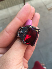 Rich Red Ruby Ring