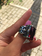 Rich Red Ruby Ring